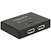 Produktbild Delock 18750 DisplayPort 2 - 1 Umschalter bidirektional 4K 60 Hz