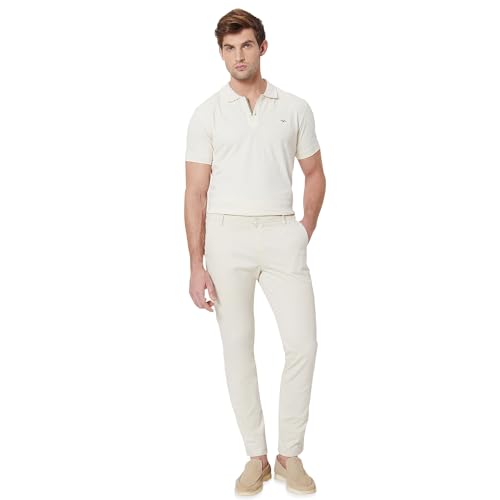 Image of MUFTI Mens Polo Collar Half Sleeve Slim Fit T-Shirts