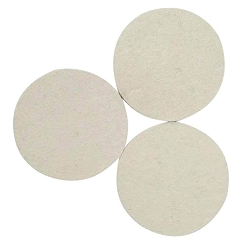 Image of DIY Crafts 1 Set, 7 inch inch Backing + Felt Pad + Nut, Wax Car Polishing Buffing Pad Wool Pad Kit and Felt Pads w (1 Set, 7 inch inch Backing + Felt Pad + Nut)
