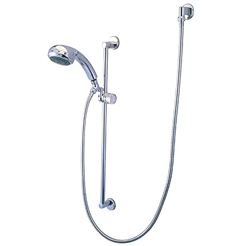 Combo de Ducha Kingston Brass KXK1801W1 Cromo Pulido