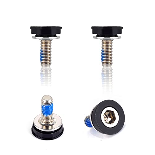 BEIMEIII Lot de 4 vis à manivelle M8 en acier inoxydable pour pédalier - Pour pédalier - Convient pour manivelle carrée et palier intérieur Cover