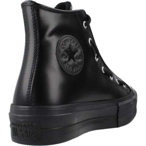 Converse CTAS Lift Platform High Women's Shoes, Black/Total Eclipse/Black, Size 83
