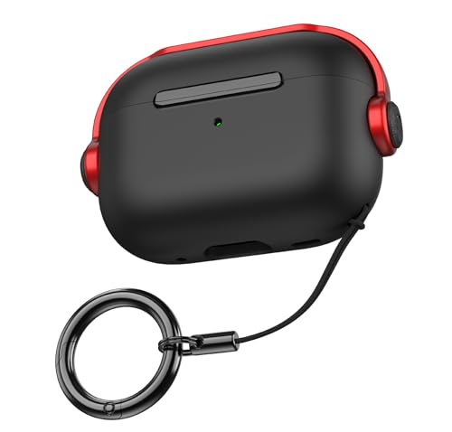 Amazon | Airpods Pro ケース 安全ロック付き 耐衝撃 エアーポッズプロ