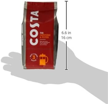 Costa Roast and Ground Coffee, 200g Bag
