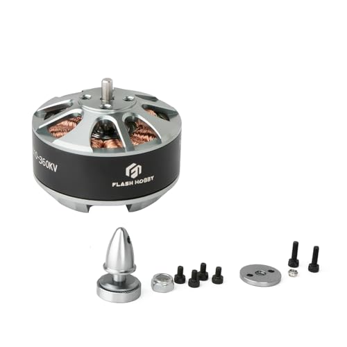 FLASH HOBBY MT3510 Brushless Motor Outrunner RC Electric Motor fro RC Plane Racing Drone FPV & X Class Drone (360KV)