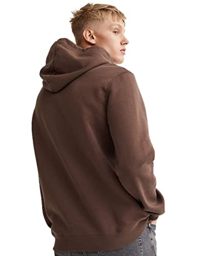 Image of Veirdo 280 GSM Cotton Fleece | Hooded Neck Full Sleeve | Regular Fit Sweatshirt | Solid Hoodie for Men | Sizes: S to 3XL