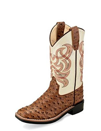 Old West Boots Boy's Tobacco (Toddler/Little Kid)