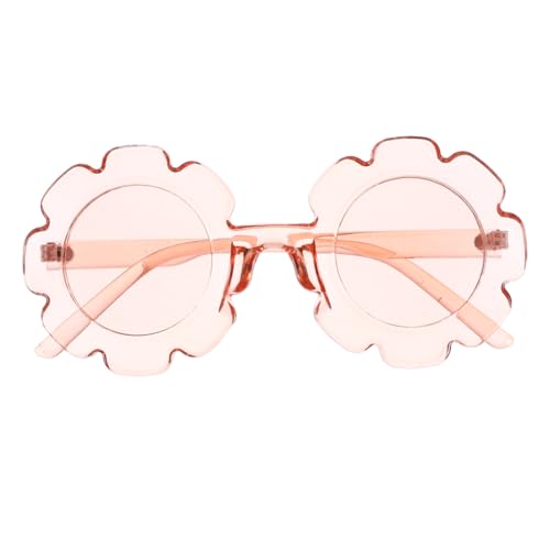 GALPADA 1pc Sunflower Glasses for Adult Flower Sunglasses Floral Party Sunglasses Funny Party Photo Props Doll Eyeglasses Pink Small Flowers Child Personality