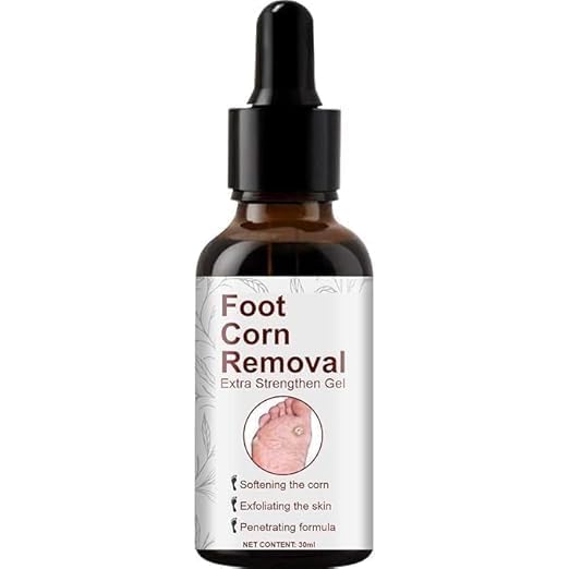 Advanced Foot Corn Removal Gel | Fast Acting Callus Remover | Softens Hard Skin, Removes Dead Cells & Restores Smooth Feet 30ml (1)