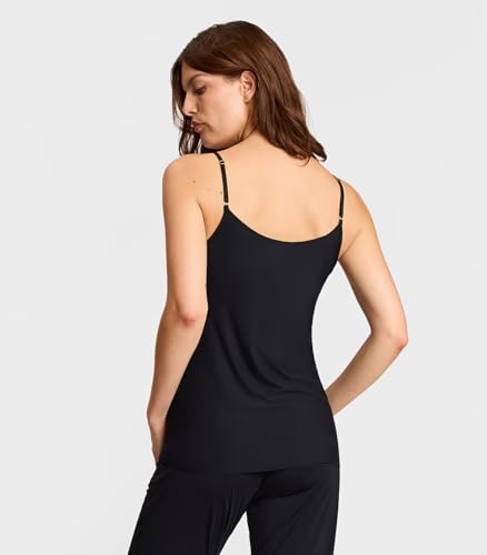Image of commando Butter Cami | Women's Ultra-Soft Layering Top | Exclusive Butter Fabric with Adjustable Straps | Pill Resistant | Black, 3X