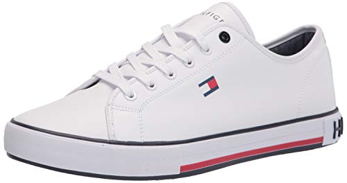 Tommy Hilfiger Men's Radam Sneaker, White, 10.5