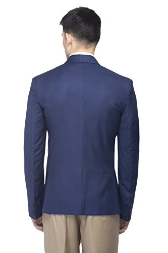 Image of FAVOROSKI Designer Men's Slim Fit Notched Lapel Single Breasted Solid Blazer