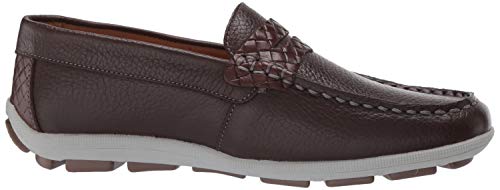 Image of Driver Club USA Kids' Kids Made in Brazil Fashion Genuine Leather Driving Loafer with Penny Detail