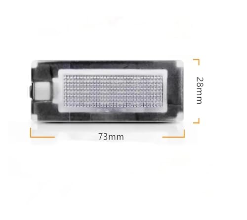 Lámpara matrícula trasera Luces LED Matrícula Coche Citroen Jumper 2006-2020 4