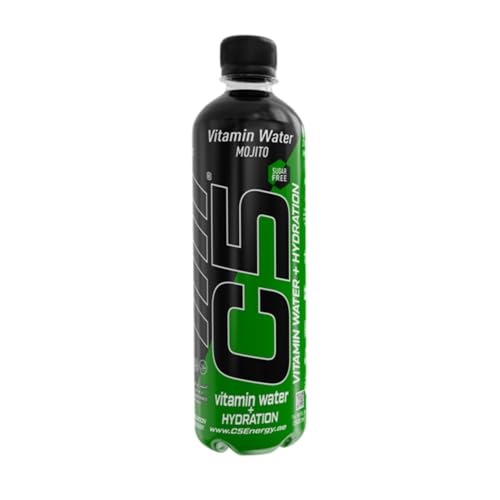 C5 VITAMIN WATER + HYDRATION Mojito Electrolytes & Vitamin Water- Zero Sugar, 20 Calorie BCAA for Recovery -VIT B ENERGY, VIT C & E ANTIOXIDANT, VIT D3 for IMMUNITY Drink Pack of 12
