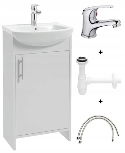 Funzionalità: questo mobile da bagno funzionale non solo offre spazio di archiviazione, ma aumenta anche visivamente lo spazio del bagno. In questo modo create spazio aggiuntivo per i vostri utensili.