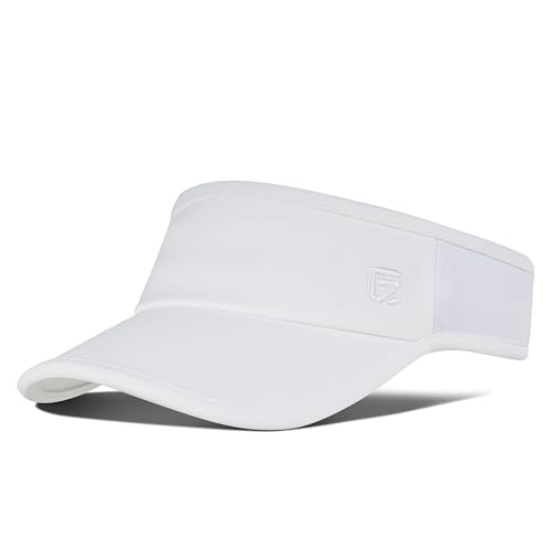 GADIEMKENSD Performance Visor Sun Hat White