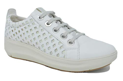 Stonefly 213656 White Bianco Scarpe Donna Lacci