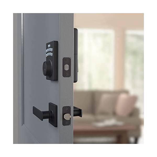 Amazon-Basics-Contemporary-Electronic-Keypad-Deadbolt-Door-Lock-With-Passage-Lever-Matte-Black-662-cm-x-1181-cm Amazon-Basics-Contemporary-Electronic-Keypad-Deadbolt-Door-Lock-With-Passage-Lever-Matte-Black-662-cm-x-1181-cm