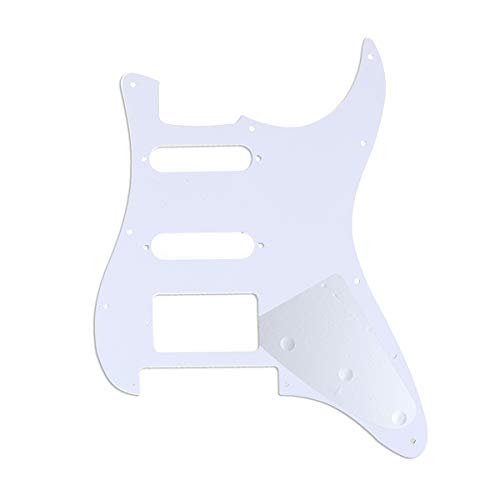 Musiclily Pro 11 Trous Strat HSS Floyd Bridge Cut Guitare Pickguard Gaucher Style Moderne pour American/Mexique… - Les Beatles, Paul McCartney, John Lennon, RIngo Starr, George Harrison Musiclily Pro 11 Trous Strat HSS Floyd Bridge Cut Guitare Pickguard Gaucher Style Moderne pour American/Mexique… – Image 3