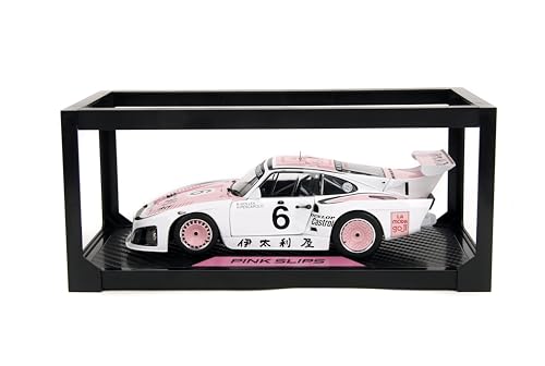 Modelo Diecast Porsche 935 K3 1981 con puertas y dirección 1:18 miniatura 3