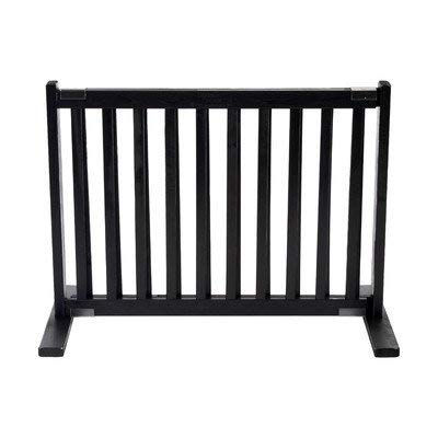 Freestanding Pet Gate 20 Inch Small Black