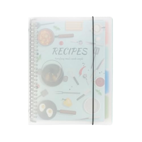 Recipe Book Blank - A4 Blank ReciIpe Notebook To Write In Your Own Recipes, Improved Efficiency Personal Blannk Recipe Book, Lea