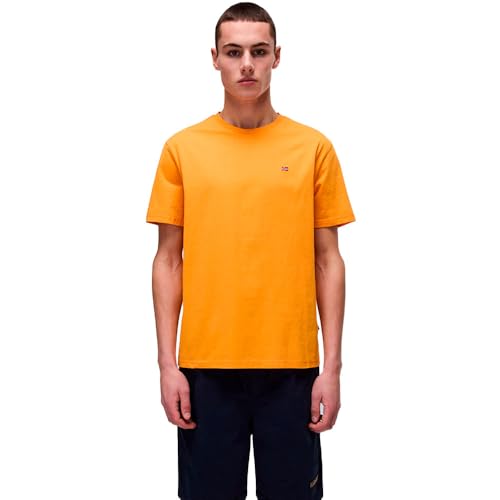 T-shirt Napapijri Salis SS vêtement respirant couleur abricot