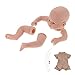 HAOX Blank Reborn Doll Kits, 19 Inch Blank Doll Kit Unpainted Baby Doll Mold Kid Toy, Lifelike Reborn Baby Dolls Kit with Doll Accessories, Newborn Toddler Baby Doll Parts for Beginners