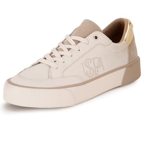 Image of U.S. Polo ASSN. Lydia 3.0 Nude Chunky Sneaker Shoes