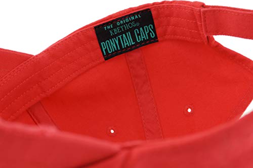 Image of Classic Plain Ponytail Messy High Bun Headwear Adjustable Cotton Trucker Mesh Glitter Hat Baseball Cap