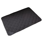 AZIDWERYQ Chew Proof Dog Bed 27x39in Indestructible Non-Slip Waterproof Dog Mat Washable & Reusable for Cage Indoor Outdoor, Black Pet Mats