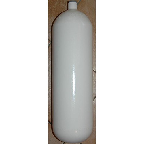 Bottiglia in acciaio, 5 litri, 300 bar, 140 mm, senza valvola