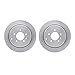 Dynamic Friction Company Rear Brake Rotors 6002-11012