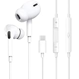 タイプc イヤホン【2025年新版 Phone15/16対応】有線HiFi 重低音 通話クリア type-c 人間工学 usb c 音量調節可能 快適な装着感 絡みにくい インイヤー型 遅延なしタイプシー リモコン付き iPhone/Android/Galaxy/iPadなどに対応 image