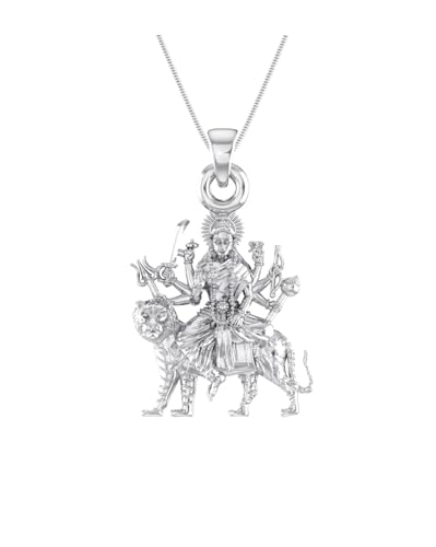 Pendentif Durga Maa argent 925 Mtrolls un symbole de force et de sérénité unique
