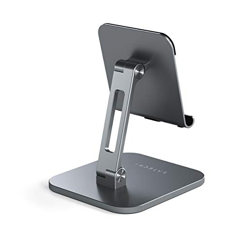 SATECHI Verstellbarer Aluminium Tablet-Ständer, 4 bis 13 Zoll, Space Grau – Ansicht 4