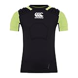 Canterbury Unisex Jugend CCC-Pro-Schutz Rugby-Schutzweste, Schwarz/Weiß/Silber/Wild Lime, LB