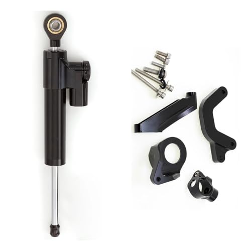 Kit amortisseur de direction en aluminium usiné pour moto GSXR1000 K9 2009-2015 noir