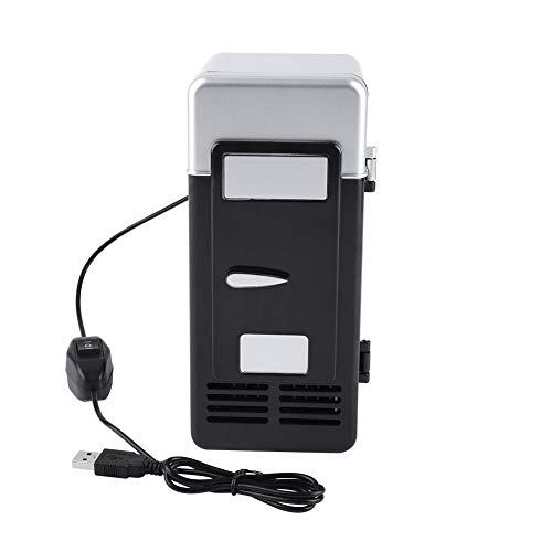 Mini-USB-Kühlschrank, LED-Mini-Getränke Getränkedosen Kühlschrank Oder Warmer Laptop PC Auto Kühlschrank