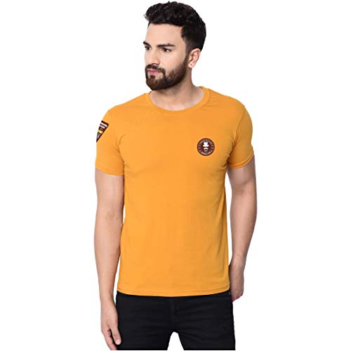 Image of London Hills Men's Cotton Regular Fit T-Shirt