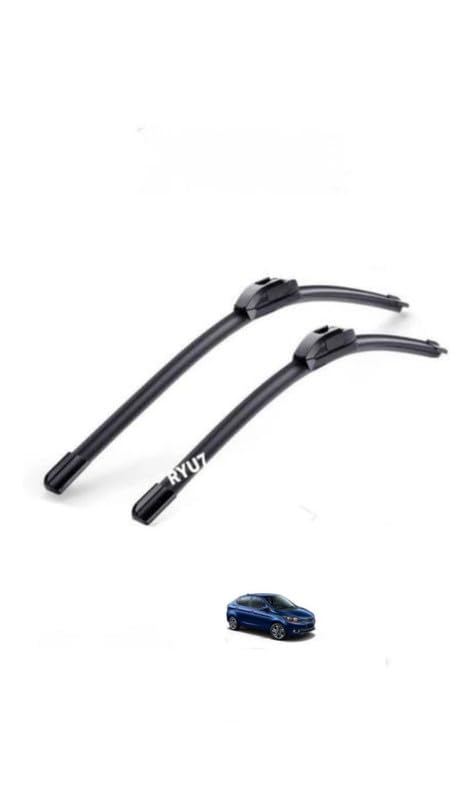 Image of All Season Frameless /Soft Wiper Blades Fits For Tata Tigor 22 inch /550mm+16 inch /400mm(Pack of 2)