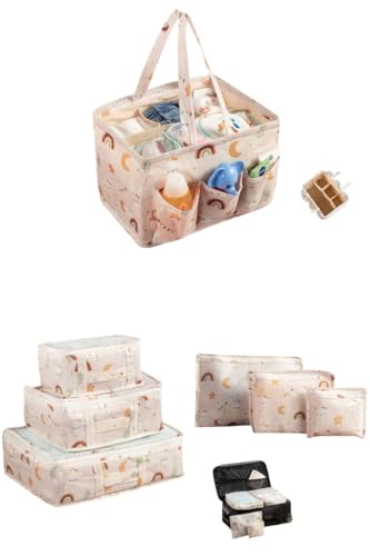 Meleni Baby 7'li Yenidoğan Hastane Çıkış Organizer Set - Bölmeli Bebek Bakım Çantası - Valiz İçi Düzenleyici