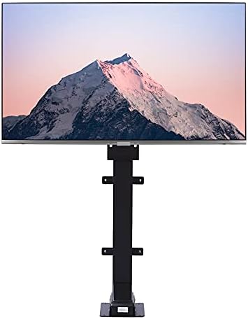CO-Z Motorized TV Lift for 32" to 57" TVs up to 165lb & 400x400 VESA, Height Adjustable TV Stand & Wall Mount with Remote Control 30° Tilt 120° Swivel, Automatic Lift TV Bracket for Home Office