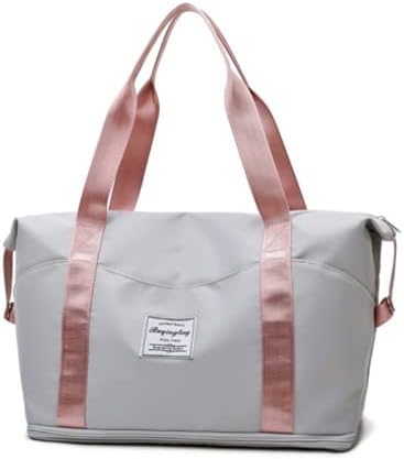 Amazon トートバッグ 旅行 軽量 レディース 大容量 メンズ 小旅行 女子 かわいい 男子 おしゃれ トラベル 旅行バッグ 旅行カバン キャリーオンバッグ 軽い 機内持ち込み 1泊 2泊 ジム ゴルフ 習い事 Lightgray Pink Valiente Dama Bella トートバッグ Amazon トートバッグ 旅行 軽量 レディース 大容量 メンズ 小旅行 女子 かわいい 男子 おしゃれ トラベル 旅行バッグ 旅行カバン キャリーオンバッグ 軽い 機内持ち込み 1泊 2泊 ジム ゴルフ 習い事 Lightgray Pink Valiente Dama Bella トートバッグ