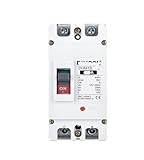 Disjoncteurs miniatures Disjoncteur à boîtier moulé DC 12V 24V 48V 72V 100A 125A 250A, disjoncteur à boîtier moulé for batterie 200A 300A 400A, protecteur de pile de charge de voiture(2P,80A)