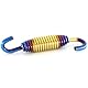2 Stück 58mm Motorrad Auspuff Feder, Auspufffeder Haken Motorrad Feder Motorrad Auspuff Mittelrohre Federn Edelstahlfedern Schwenkbare Federn Universalmotoren Teile