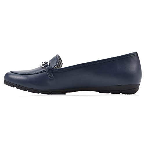 Image of CLIFFS BY WHITE MOUNTAIN Women's Glowing Cushioned Loafer Flat