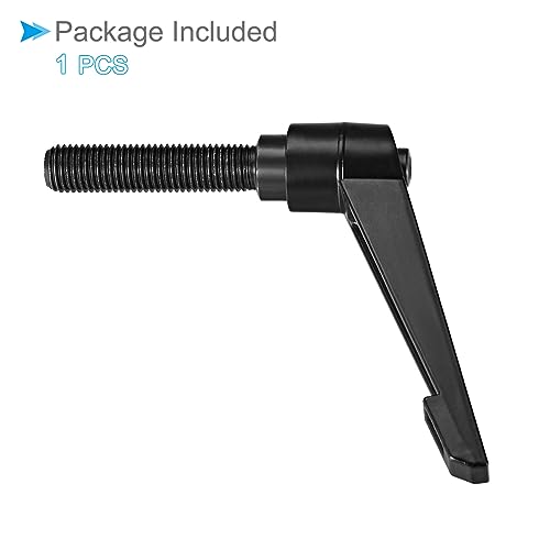 Image of Clamping Lever Handles, M16 x 70mm Male Thread, Adjustable Quick Release Locking Rotating Bolt Knobs Black - (Applications: for Lathe Machinery), 1-Piece