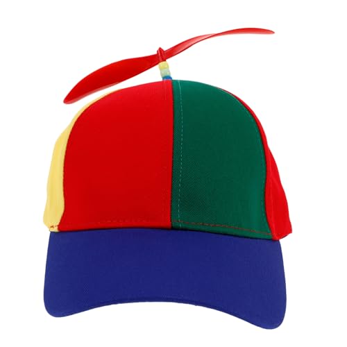 Detachable Helicopter Propeller Baseball Cap for Adults Adjustable Sunshade Dragonfly Hat Outdoor Cap for Sports and Travel Comfortable and Breathable Design Multi